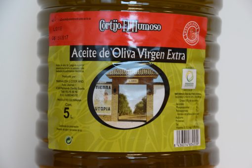 Foto de garrafa de aceite de oliva virgen extra 5 litros